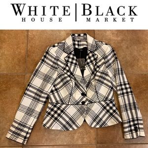 WHBM White & Black Jacket Sz 10